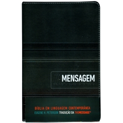 Bíblia A Mensagem em linguagem contemporânea - Preta